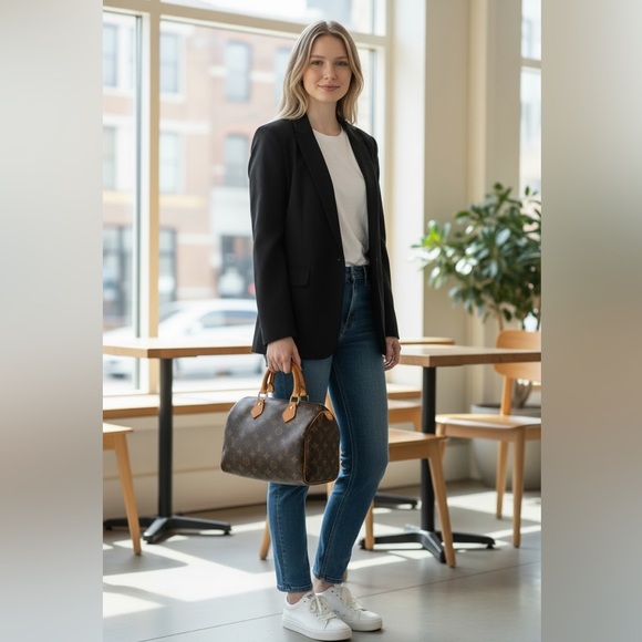 Louis Vuitton Vintage Speedy 25 Monogram Canvas Satchel with COA - Picture 3 of 17